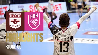 Rapid Bucuresti 🆚 Brest Bretagne Handball  Round 6  EHF Champions League Women 202425 [upl. by Annatnas]