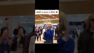 2NE1 is back in Manila ✨🔥 2ne1 philippines sandarapark [upl. by Noyar]