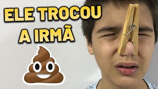 TROCANDO A FRALDA DE COCÔ DO BEBÊ [upl. by Einalem171]