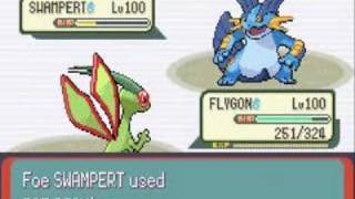 Pokemon Emerald  Battle vs Dome Ace Tucker Gold [upl. by Nairrad494]