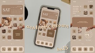 Aesthetic home screen customization  tranparant widget  widgetsmith tutorial [upl. by Ledua137]