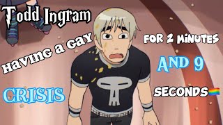 Todd Ingram having a gay crisis for 2 minutes and 9 seconds🏳️‍🌈  Scott Pilgrim Takes Off [upl. by Adelice]