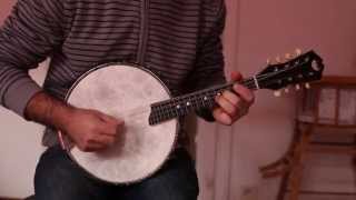 The Golden Keyboard  Irish reel played on a Vega Style S banjo mandolin [upl. by Anelav919]