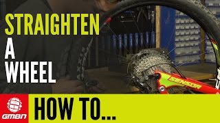 How To Straighten A Wheel  MTB Maintenance [upl. by Arodasi465]