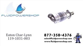 CHARLYNN ®  EATON ® 1191031003 NEW HYDRAULIC MOTOR [upl. by Hillell]