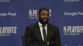 Dallas Mavericks Kyrie Irving Postgame Interview Game 3 vs OKC Thunder [upl. by Anirroc]