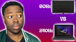 240Hz vs 60Hz in Apex Legends TV vs ASUS ROG Zephyrus G16 Comparison [upl. by Eboh]