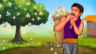 जादुई पॉपकॉर्न का पेड़  Jadui Popcorn Ka Ped  Hindi Kahaniya  Moral Stories  Bedtime Stories [upl. by Allbee]