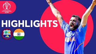 India March On With Easy Win  West Indies vs India  Match Highlights  ICC Cricket World Cup 2019 [upl. by Llieno]