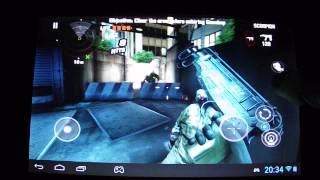 Dead Trigger on Archos GamePad [upl. by Robinson]