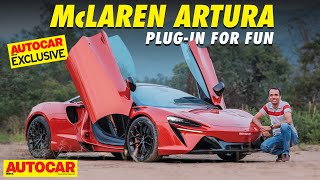 McLaren Artura India review  V6 hybrid supercar is a thriller  First Drive  autocarindia1 [upl. by Sura]