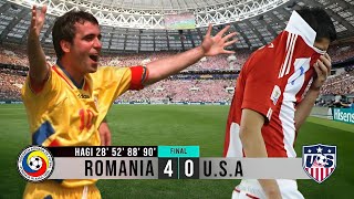 The Day Gheorghe Hagi DESTROYED USA [upl. by Derdle]