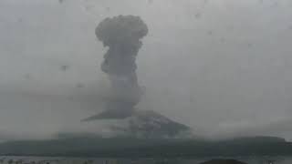 June 4 2020  Eruption  桜島 Sakurajima Volcano Japan  1638 JST [upl. by Anahcra]