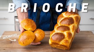 SUPER BUTTERY FRENCH BRIOCHE 2 Ways [upl. by Woody189]