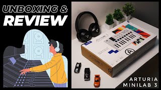 Arturia MiniLab 3 Unboxing amp Review – The Perfect MIDI Controller for Creators  Blinding Lights [upl. by Ruder]