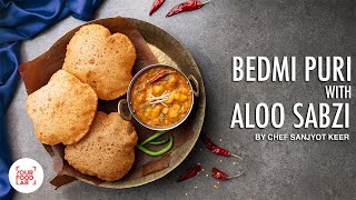 Bedmi Puri With Aloo Sabzi Recipe  बेड़मी पूरी और आलू की सब्ज़ी  Chef Sanjyot Keer  Lockdown [upl. by Ahsienor763]