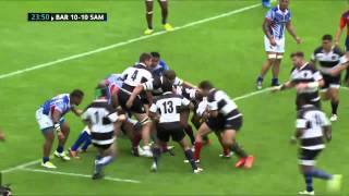 Botha declares the maul Barbarians vs Samoa [upl. by Yumuk13]