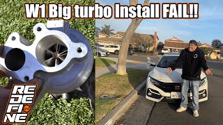 Installing The 27Won W1 Turbo  BIG FAIL [upl. by Messing108]