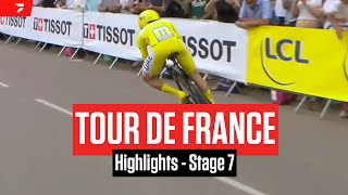 Tour de France 2024 Stage 7 Highlights [upl. by Lenora]