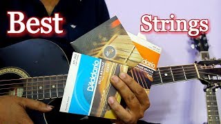 Best Acoustic Guitar Strings  Complete Guide In Hindi [upl. by Wilow]