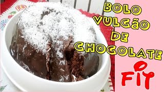 BOLO VULCÃO DE CHOCOLATE FIT [upl. by Trebron867]