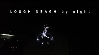 Antrim Town Lough Neagh by night drone view [upl. by Gabby121]