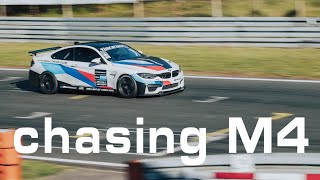 Best laps at Autodrom Most  onboard Chasing BMW M4 [upl. by Elbertine]