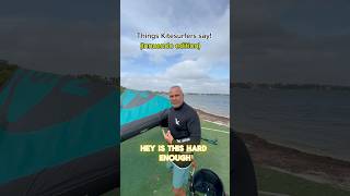 Kitesurfer lingo is weird kiteboarding kitesurf kitefoil kitesurfing kitesurfers winging [upl. by Darrey715]