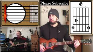 The Letter  The Box Tops  Guitar Cover with rhythm guitar chords amp strumming [upl. by Winebaum]