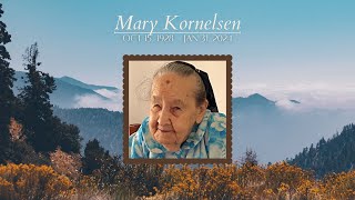 Mary Kornelsen  Live Funeral Service  Feb 3 2024 [upl. by Ileray]