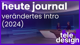 ZDF Heute Journal  verändertes Intro 2024 [upl. by Lorac631]