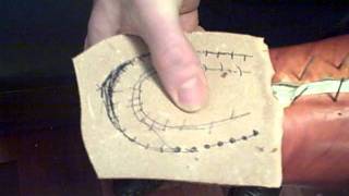 How to make a shoe by hand Part 9c The rand and the welting [upl. by Fesoj80]