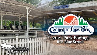 Blue Streaks Final Days  Conneaut Lake Park Footage 2021 [upl. by Sulrac]