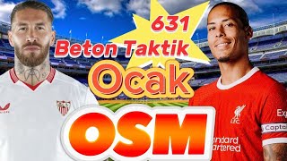 Osm 2024 Taktik 631 Ocak BETON TAKTİK Online Soccer Manager 2024 Tactics New 631 [upl. by Naillig]