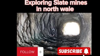 Exploring slate mines north wales [upl. by Ellac]