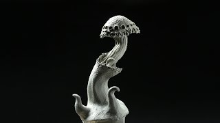 Sculpting a Mushroom Demon in water based clay [upl. by Rossner392]