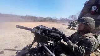 Mk19 Automatic Grenade Launcher Live Fire Range TBS  USMC [upl. by Illehs83]