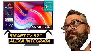 SMART TV 32quot HISENSE COMANDI VOCALI CON ALEXA GUIDA ALLA CONFIGURAZIONE [upl. by Ainollopa995]