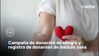 REALIZAN UNA CAMPAÑA DE DONACIÓN DE SANGRE [upl. by Nylatsirk102]