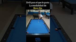 Drill modalidad boca fija 🔥🔥 billard billiardsgame 8ballpool billiardspool pool viralhoy [upl. by Meesaw]