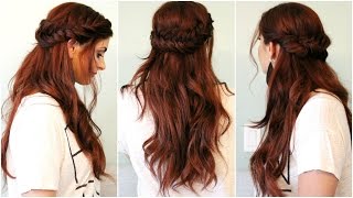 Half up Fishtail Hairstyle [upl. by Amleht184]