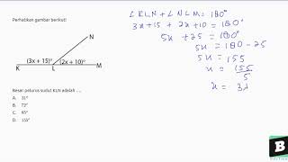 Besar pelurus sudut KLN adalah [upl. by Gnen]
