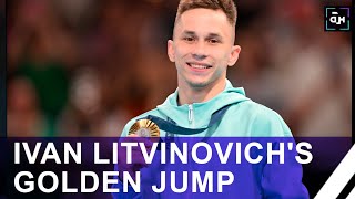 Ivan Litvinovich is the champion of the Olympic Games2024 in trampoline jumping [upl. by Bay]