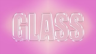 Creating A Stunning Glass Text And Logo Effect In Photoshop  Easy Tutorial [upl. by Rufe]