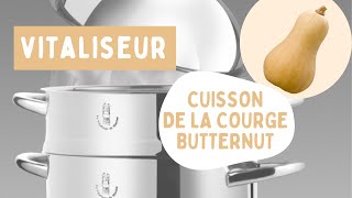 COMMENT FAIRE CUIRE FACILEMENT UNE COURGE BUTTERNUT AVEC LE VITALISEUR DE MARION  🧡 [upl. by Evin]