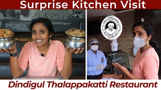 Dindigul Thalappakatti Biriyani I Kitchen Surprise Visit I Tastee [upl. by Awram]