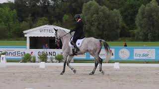 Dressage de Nicolas Touzaint et Diabolo Menthe Vittel 2024 [upl. by Nyvar]