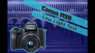 Canon M50 vs Canon 70d Low Light Test [upl. by Ilamad767]