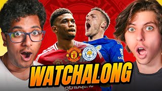 MANCHESTER UNITED VS LEICESTER PREMIER LEAGUE 2425 WATCHALONG [upl. by Dowling]