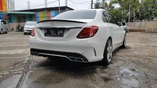 Armytrix Exhaust Mercedes Benz C200C250 W205  BMC Air Filter Installed on CK Motorsport TV [upl. by Emogene]